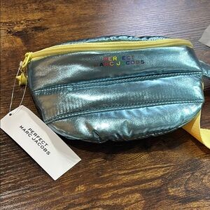 Marc Jacobs Shiny Blue Waist Bag